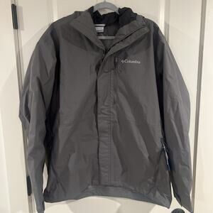Men's Columbia Omni Tech Hikebound II Jacket Large Gray